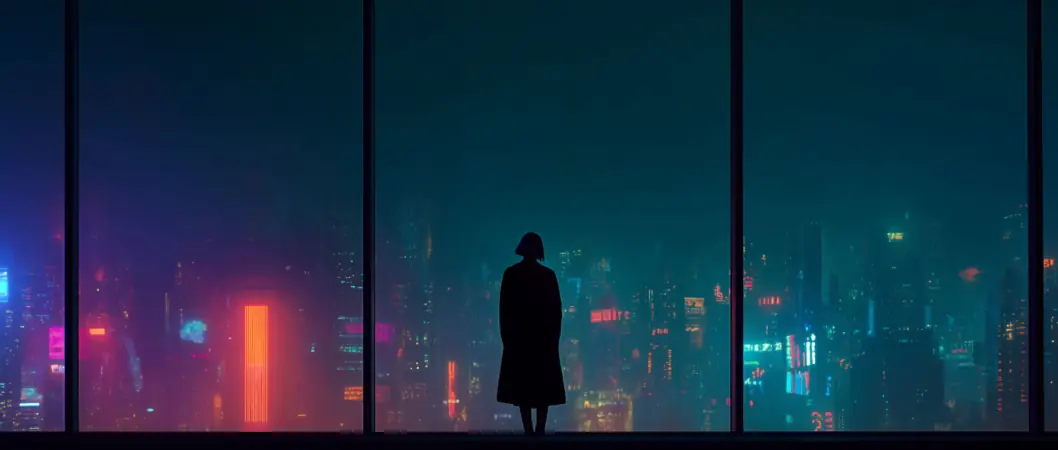 Cityscape silhouette
